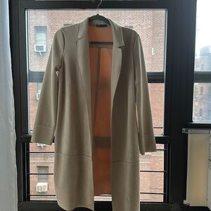 Zara long jacket duster size small